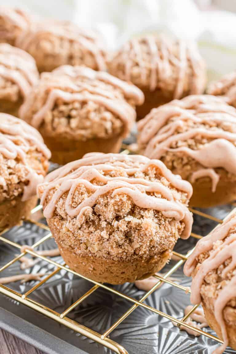 Cinnamon Streusel Zucchini Muffins Shugary Sweets 8342