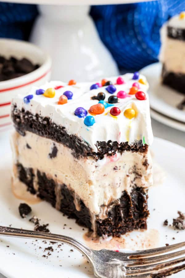 Easy Brownie Ice Cream Cake Recipe