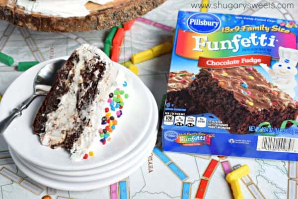 Cookies And Cream Brownie Ice Cream Cake Shugary Sweets