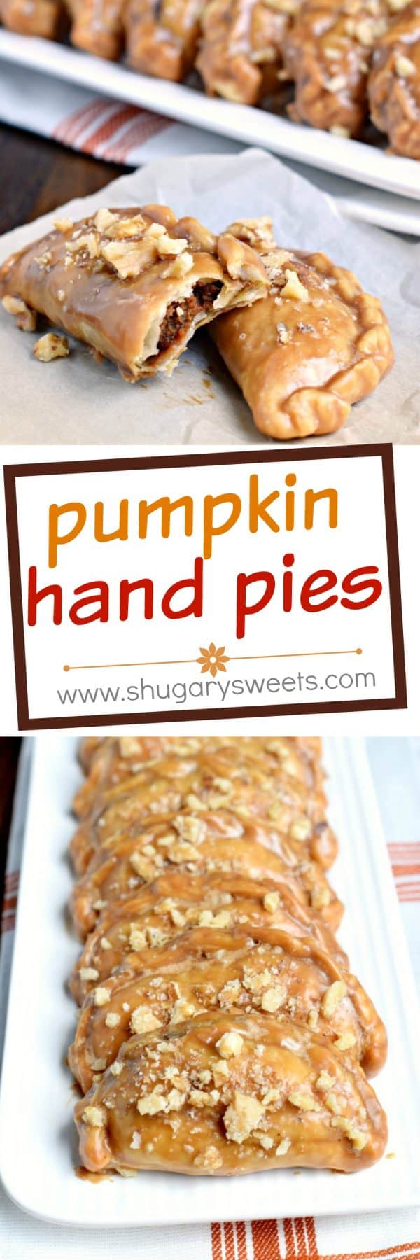 Pumpkin Hand Pies Shugary Sweets