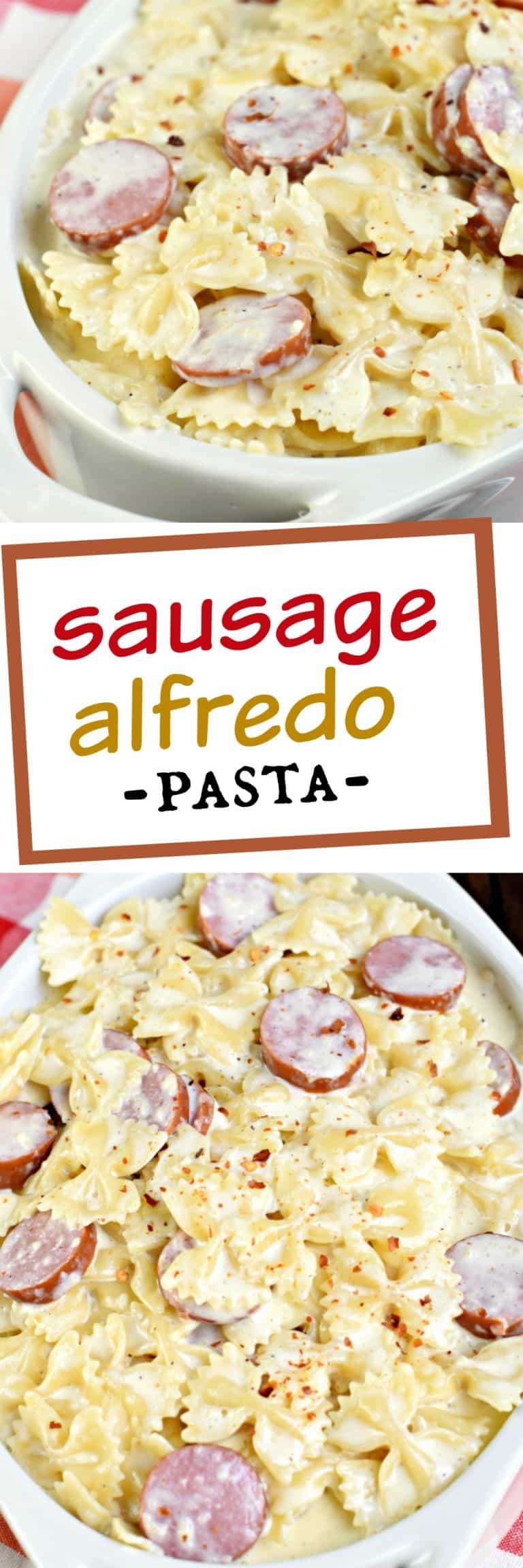 Creamy Sausage Alfredo Pasta Recipe in 30 minutes