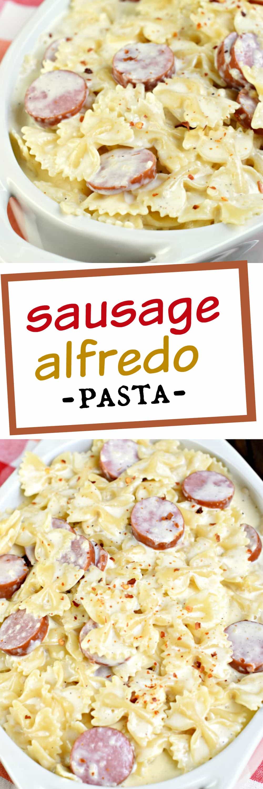 Creamy Sausage Alfredo Pasta Recipe in 30 minutes