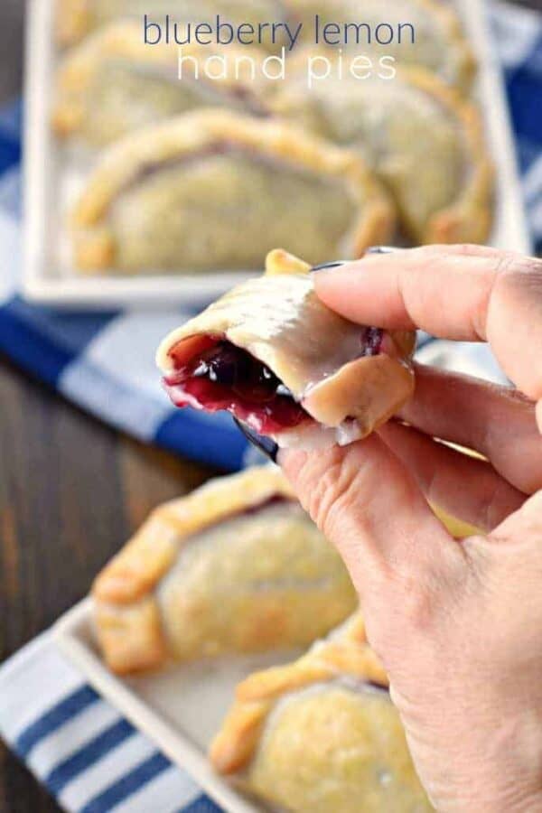 Blueberry Lemon Hand Pies Recipe - Shugary Sweets