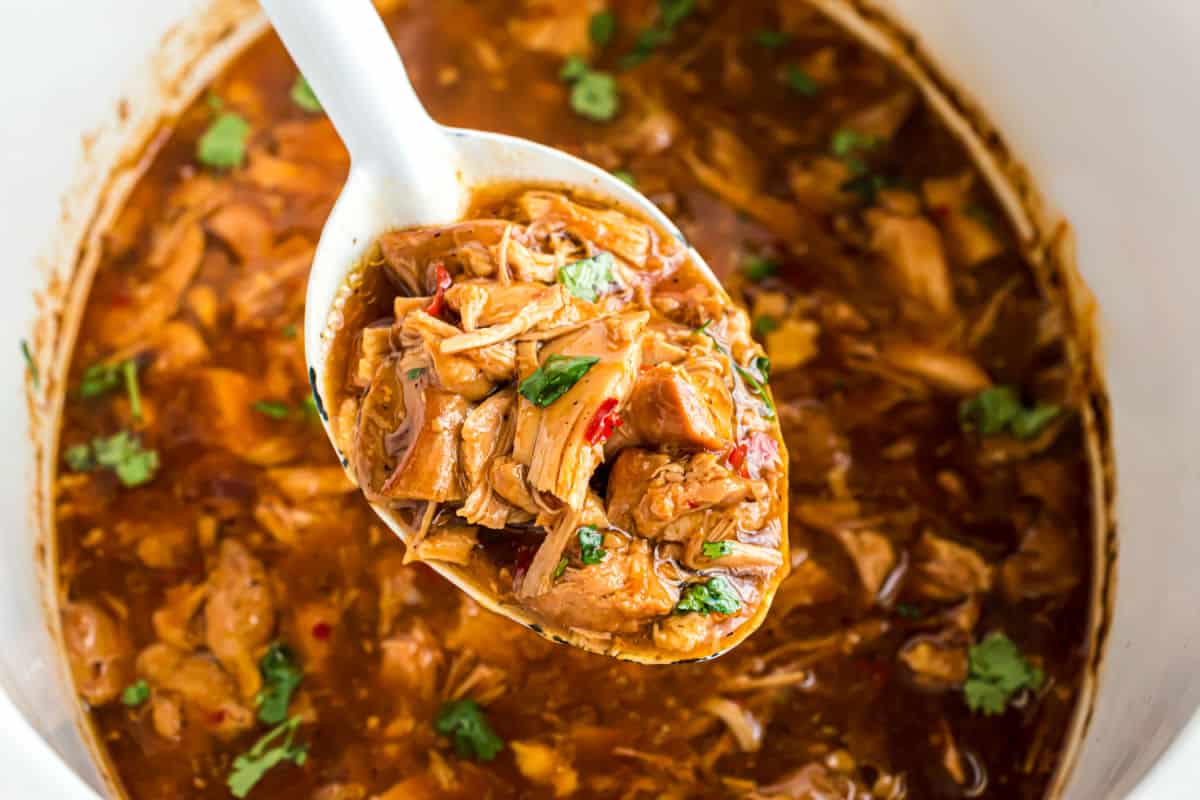 Slow Cooker Sweet Chili Chicken - Shugary Sweets