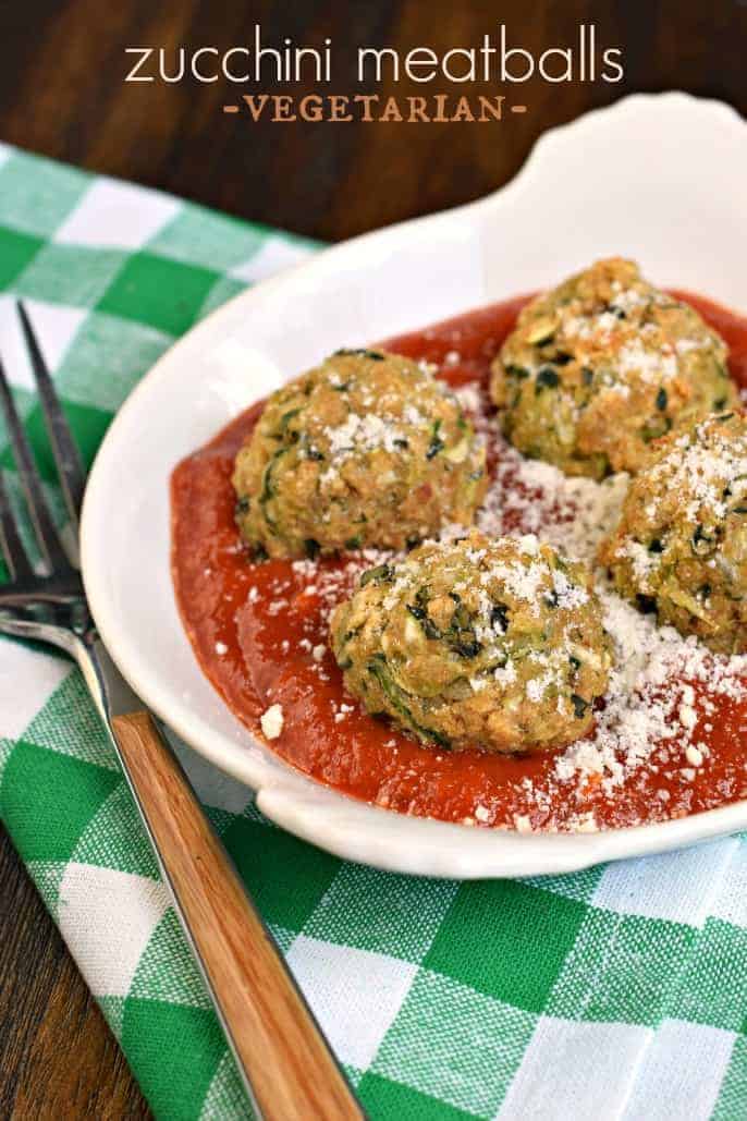 Easy Vegetarian Zucchini Meatballs Recipe - Shugary Sweets