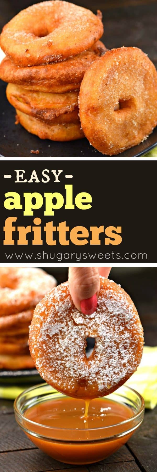 Apple Ring Fritters Shugary Sweets