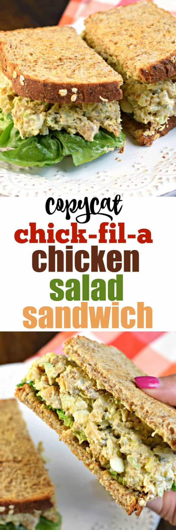 Copycat Chick-fil-A Chicken Salad Sandwich- Shugary Sweets