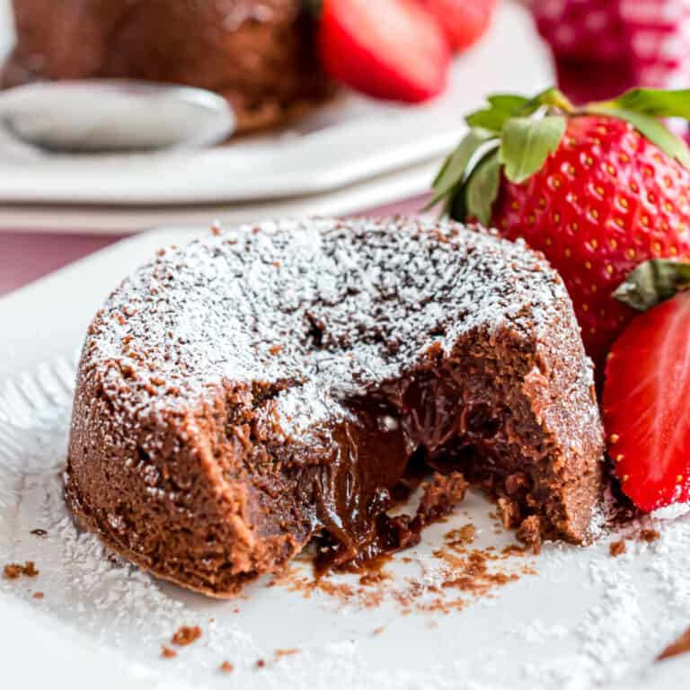 Molten Chocolate Lava Cake Recipe - Shugary Sweets