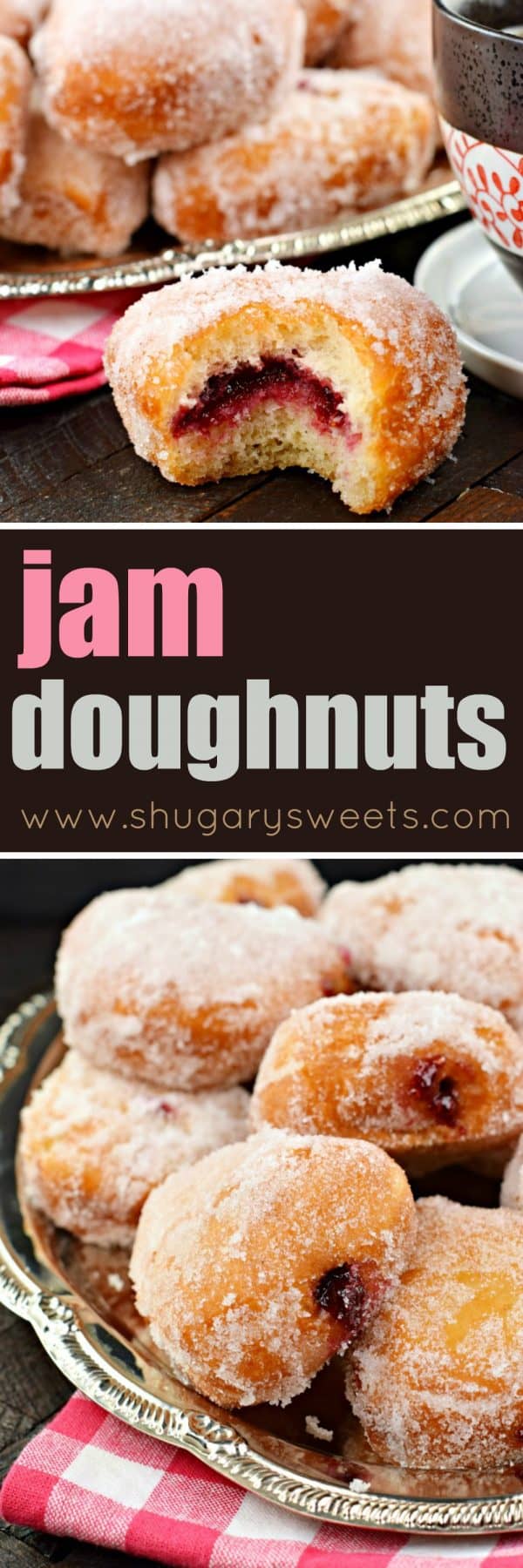 Jam Doughnuts - Shugary Sweets
