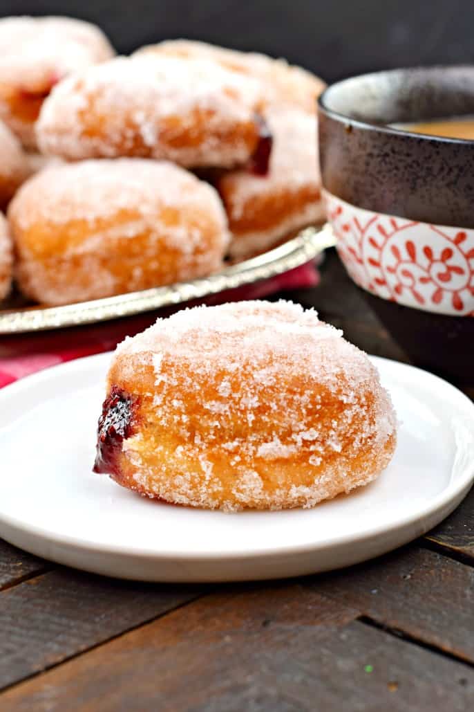 Jam Doughnuts Recipe - Shugary Sweets