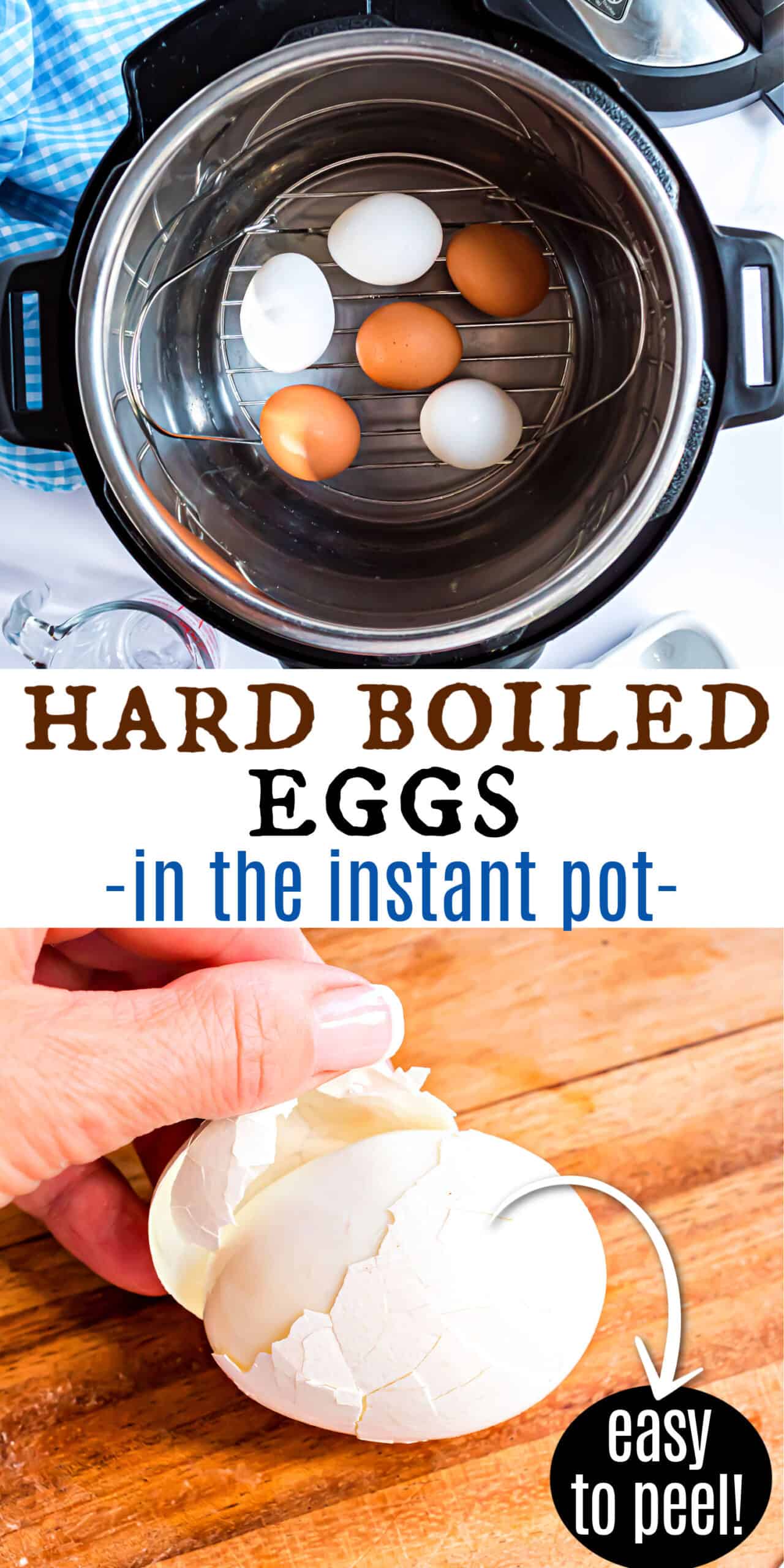 How to Make Instant Pot Hard Boiled Eggs - Shugary Sweets