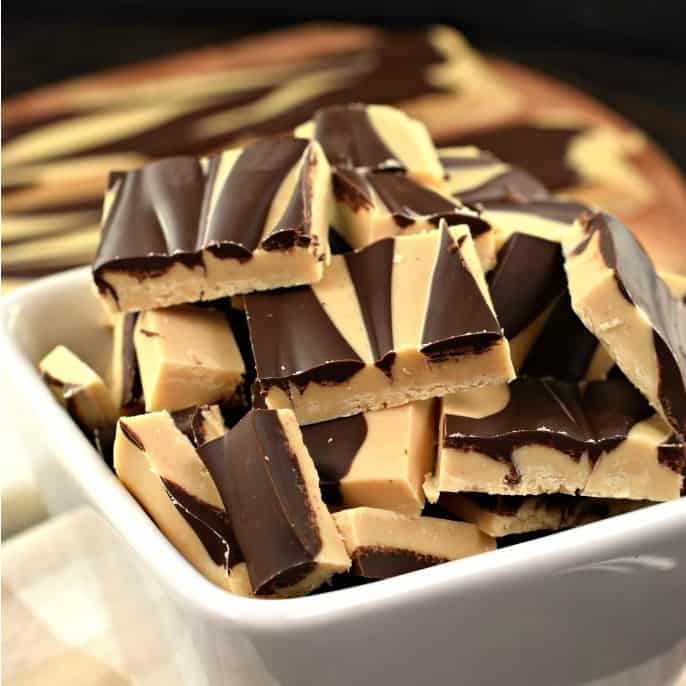 Tiger Butter Fudge Recipe - Shugary Sweets