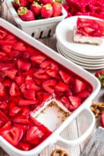 Strawberry Pretzel Salad Recipe - Shugary Sweets