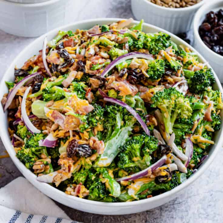 The Best Broccoli Salad Recipe Shugary Sweets 1374