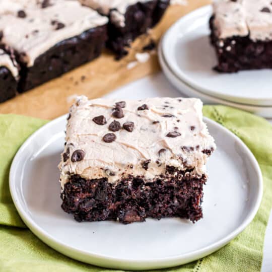 Chocolate Chip Zucchini Brownies Recipe Shugary Sweets