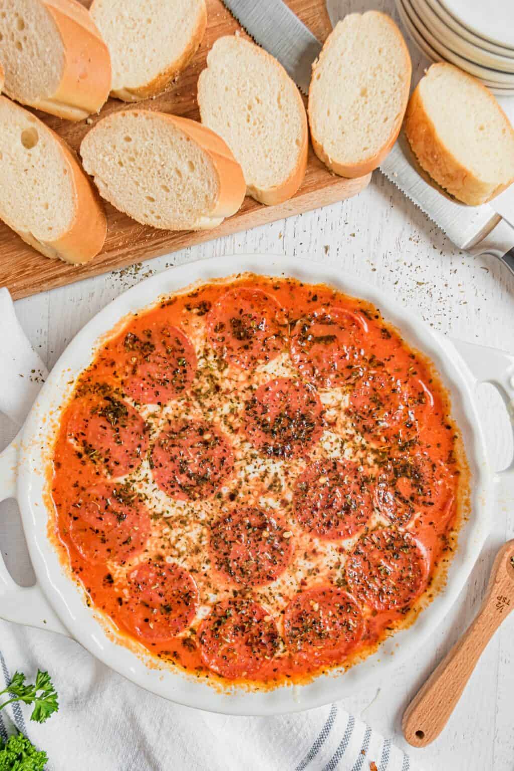 Pepperoni Pizza Dip Recipe Shugary Sweets