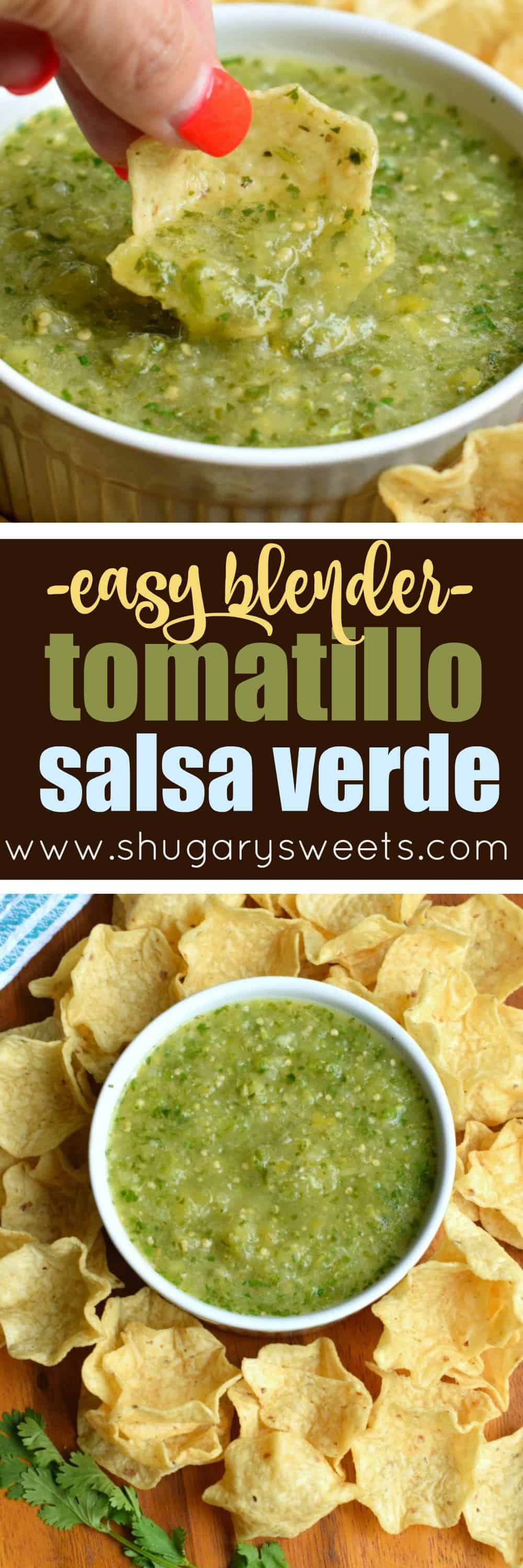 Easy Blender Tomatillo Salsa Verde Recipe