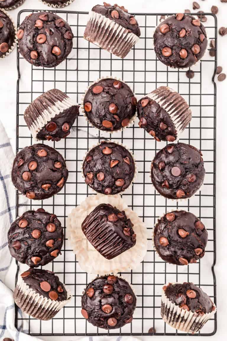 Chocolate Zucchini Muffins Recipe Shugary Sweets 5299