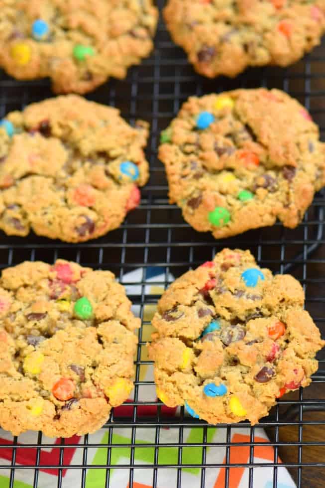 Peanut Butter Oatmeal Monster Cookies Recipe