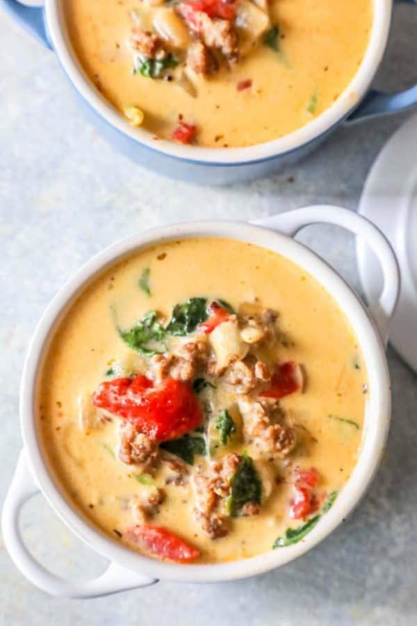 Easy Low Carb Keto Zuppa Toscana Soup Recipe