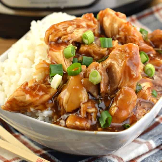 Instant Pot Bourbon Chicken Recipe - Shugary Sweets