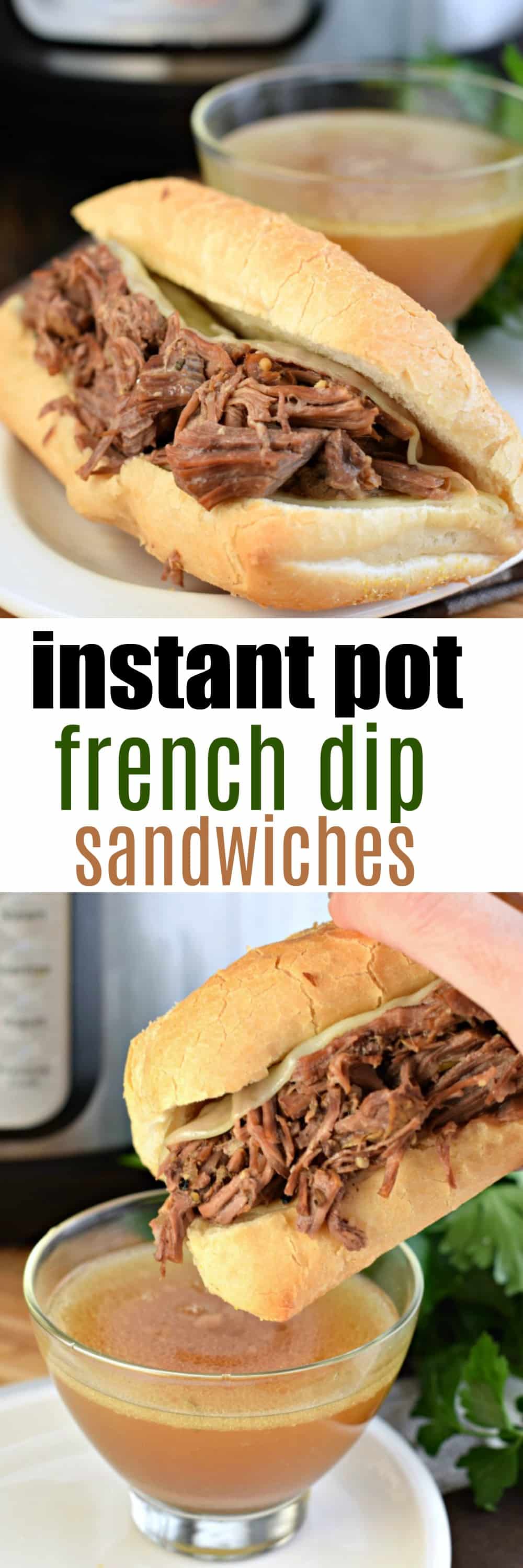 The Best Instant Pot French Dip Sandwiches Recipe