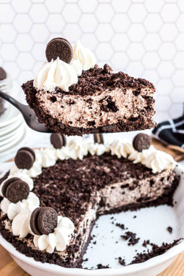 No Bake Oreo Cheesecake Recipe - Shugary Sweets