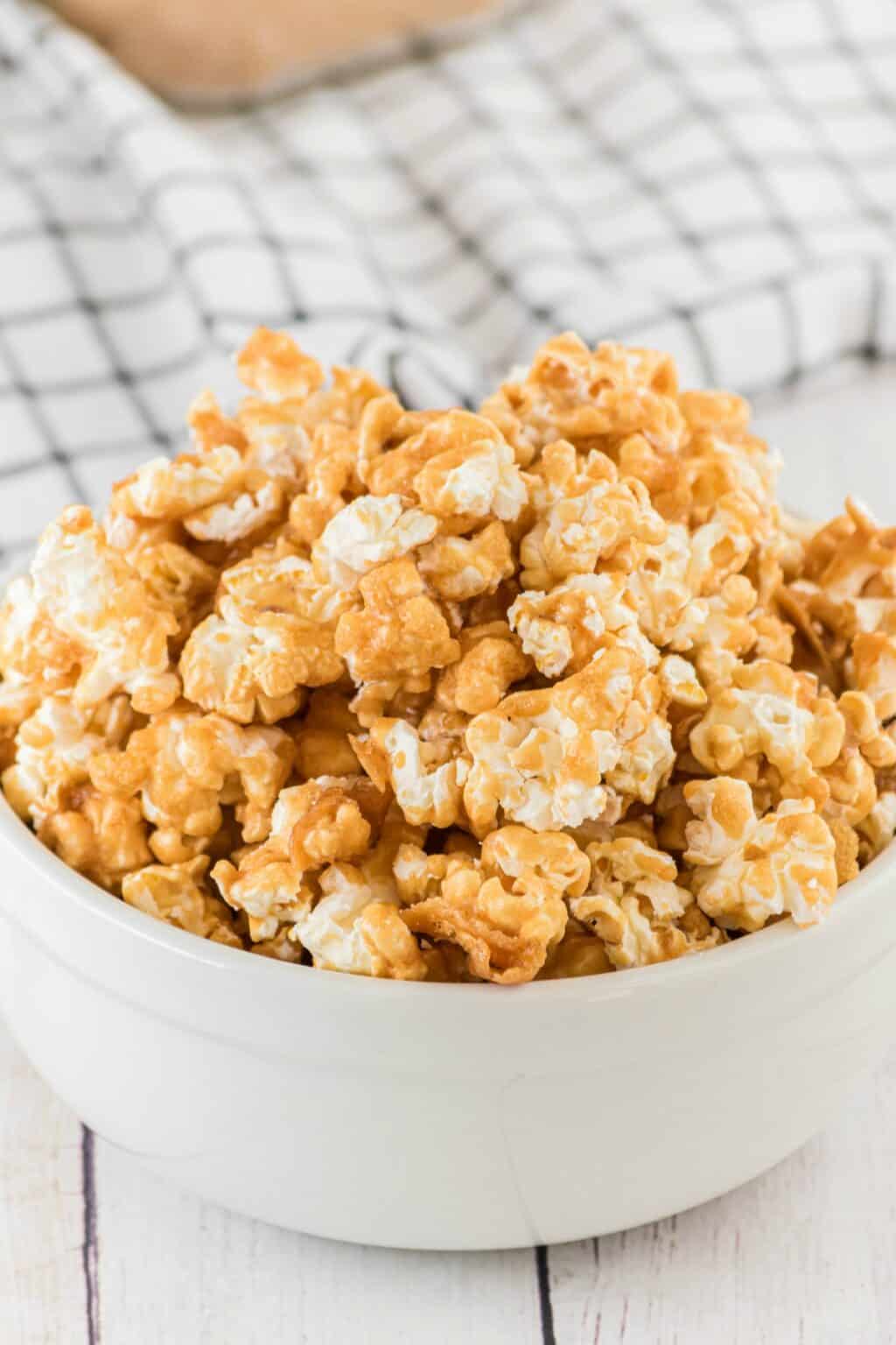 Homemade Caramel Corn Recipe - Shugary Sweets