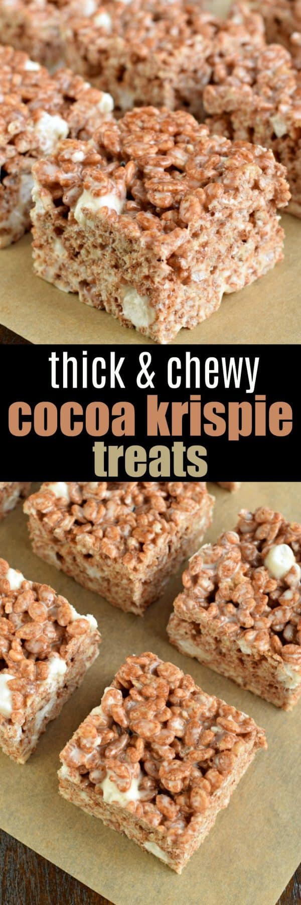 Thick and Chewy Chocolate Krispie Treats Recipe