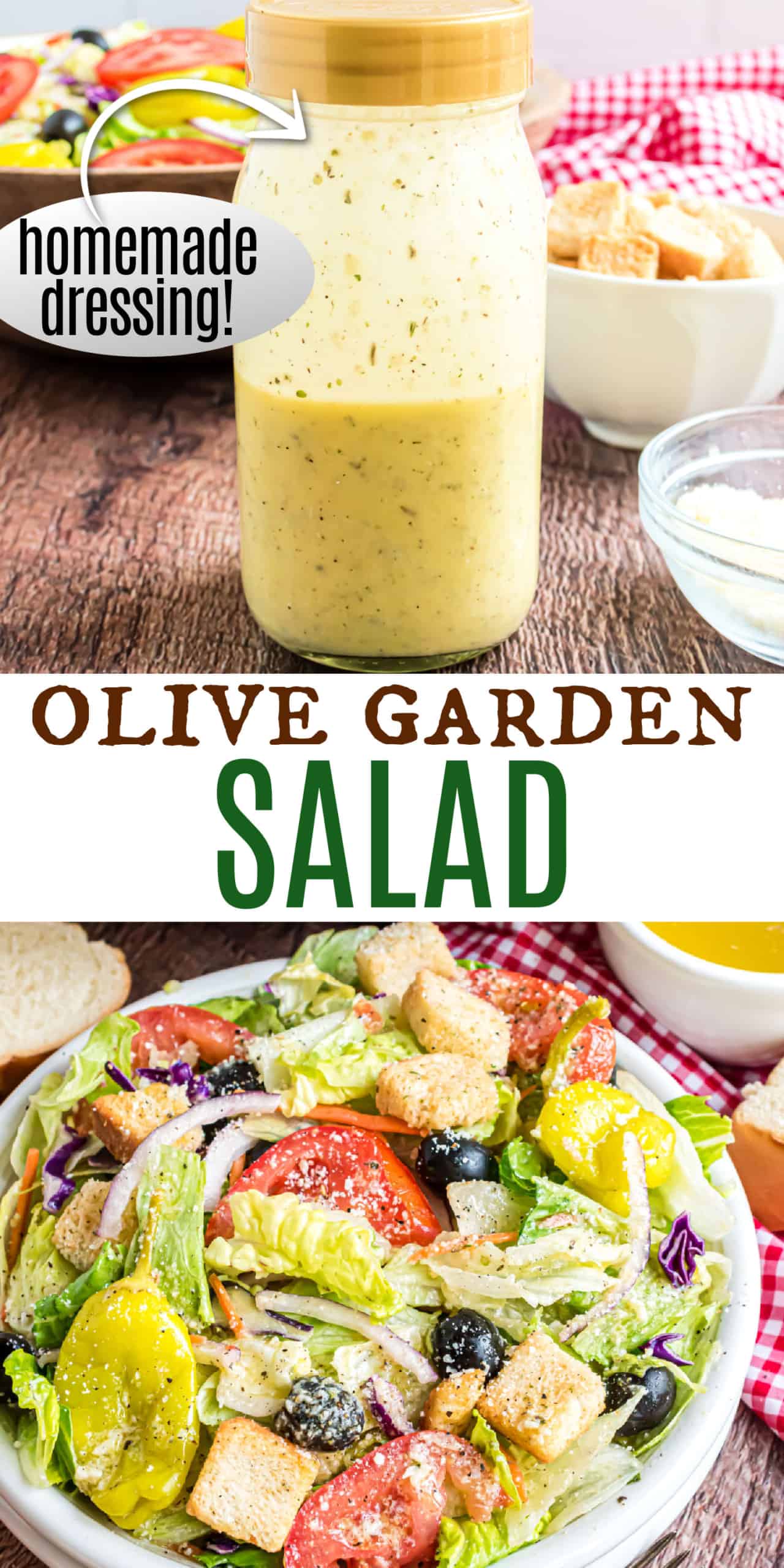Olive Garden Salad Dressing - Crunchy Creamy Sweet