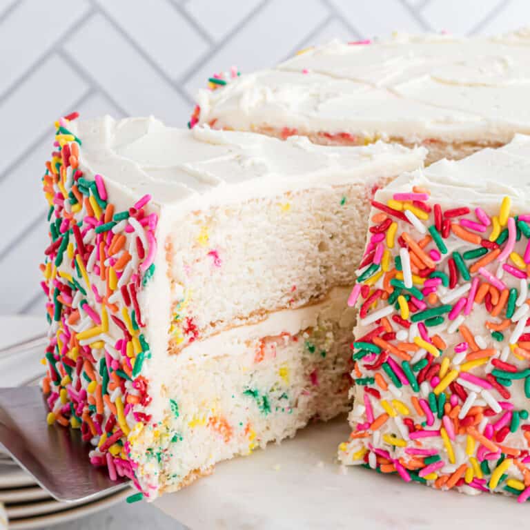 Funfetti Cake Recipe - Shugary Sweets