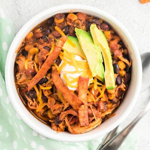 Slow Cooker Chicken Enchilada Chili Recipe - Shugary Sweets