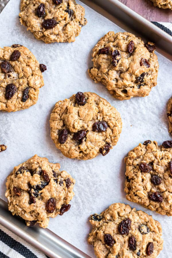 Oatmeal Raisin Cookies Recipe - Shugary Sweets