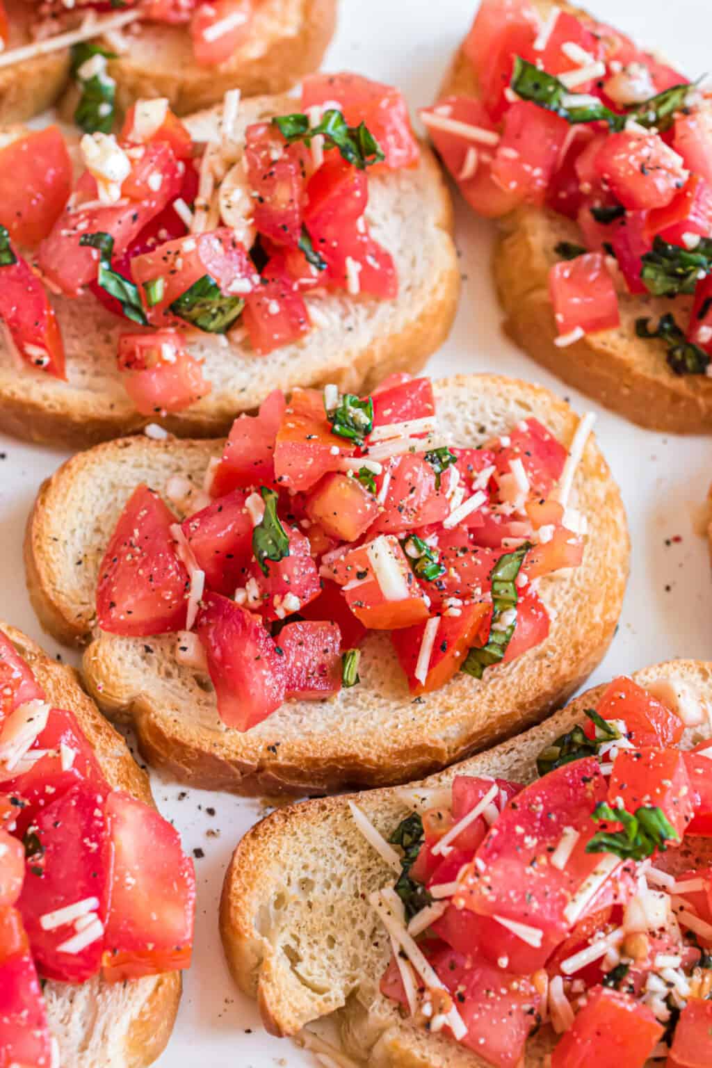 Easy Bruschetta Recipe - Shugary Sweets