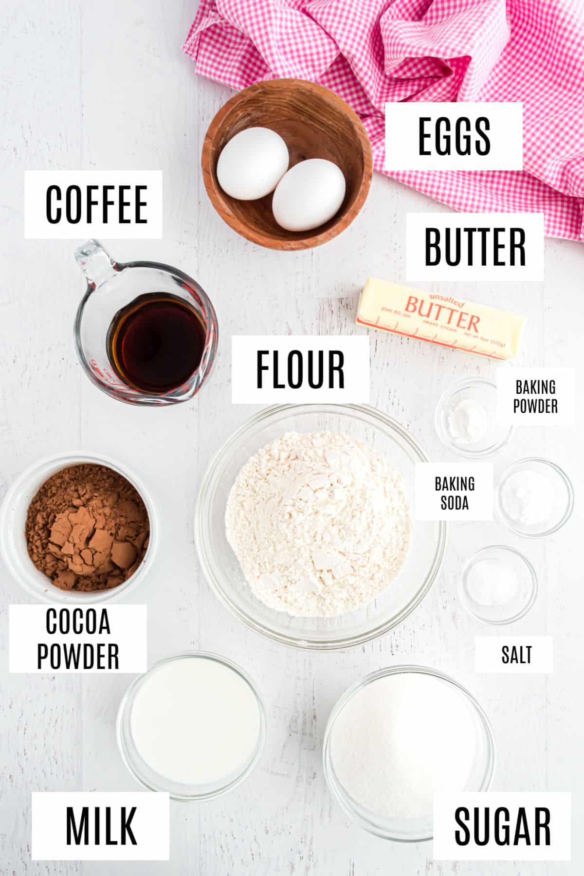 Simple Cake Ingredients List