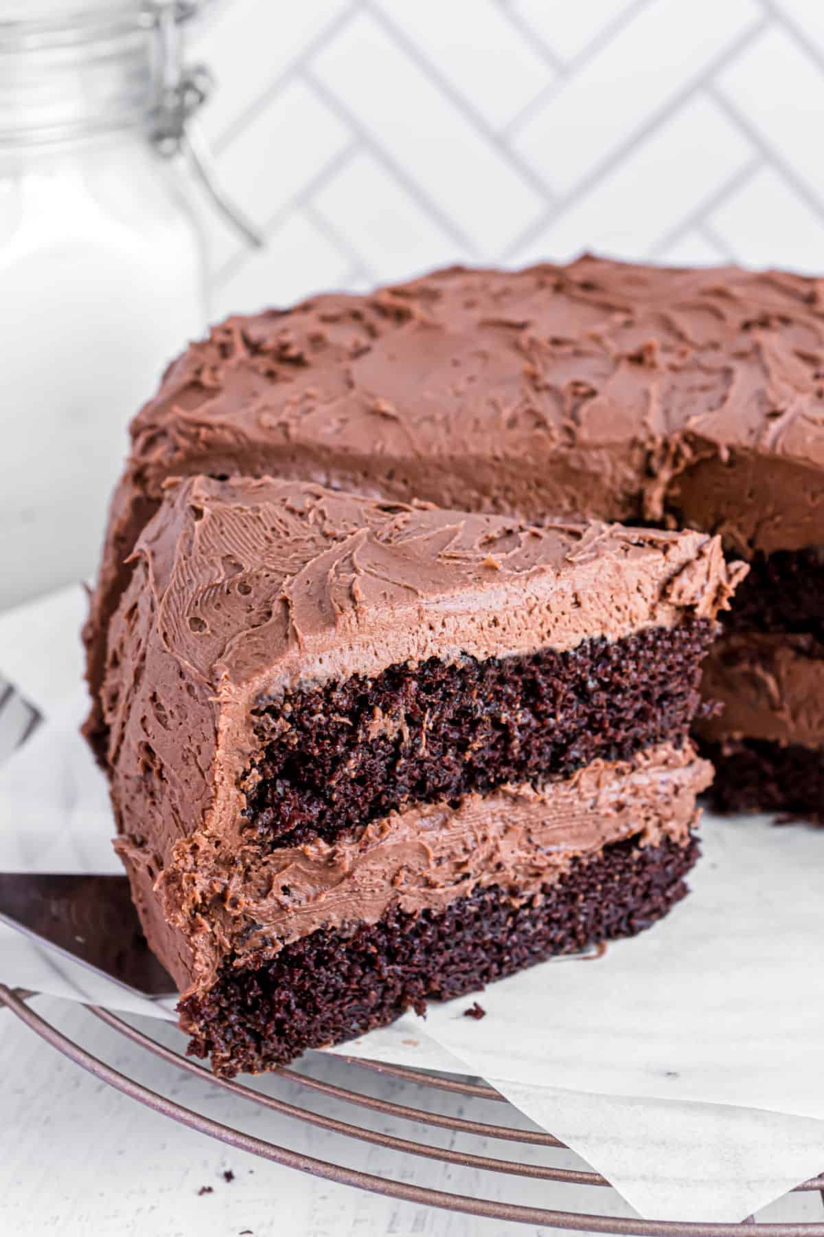 Best Chocolate Layer Cake with Chocolate Buttercream Frosting