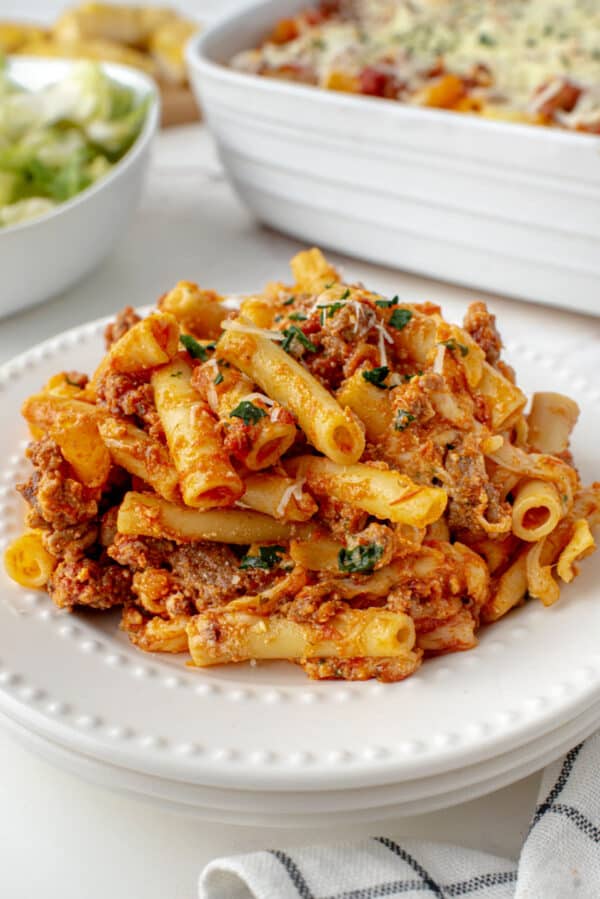 Easy Baked Ziti Recipe - Shugary Sweets