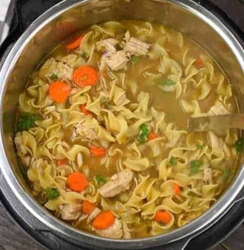 Best instant pot chicken noodle soup with best sale chicken breast