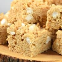 Peanut Butter Rice Krispie Treats Recipe - Shugary Sweets