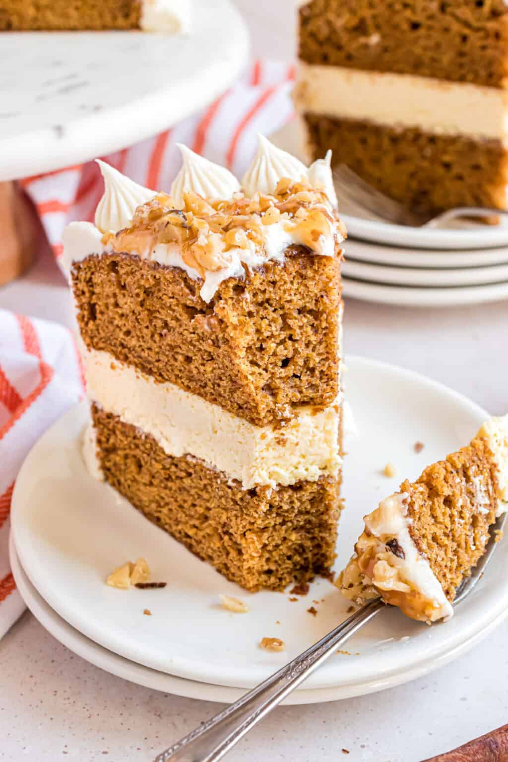 Pumpkin Cheesecake Cake Recipe