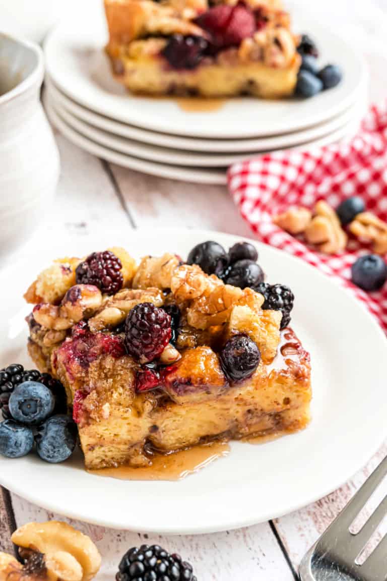 Berry French Toast Casserole Recipe - Shugary Sweets