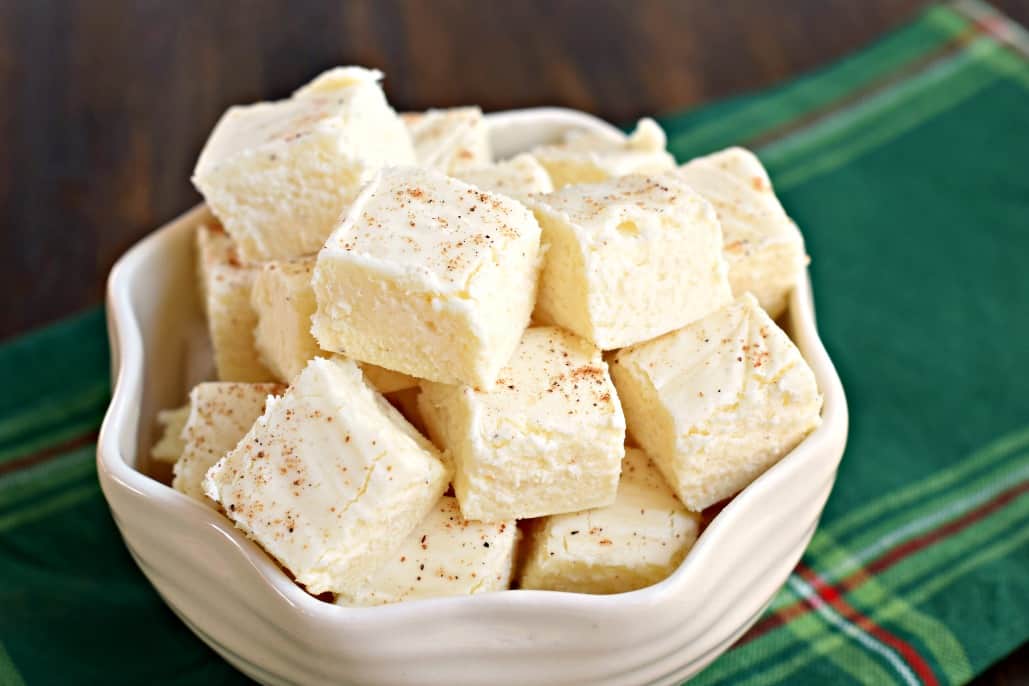 Eggnog Fudge - i am baker