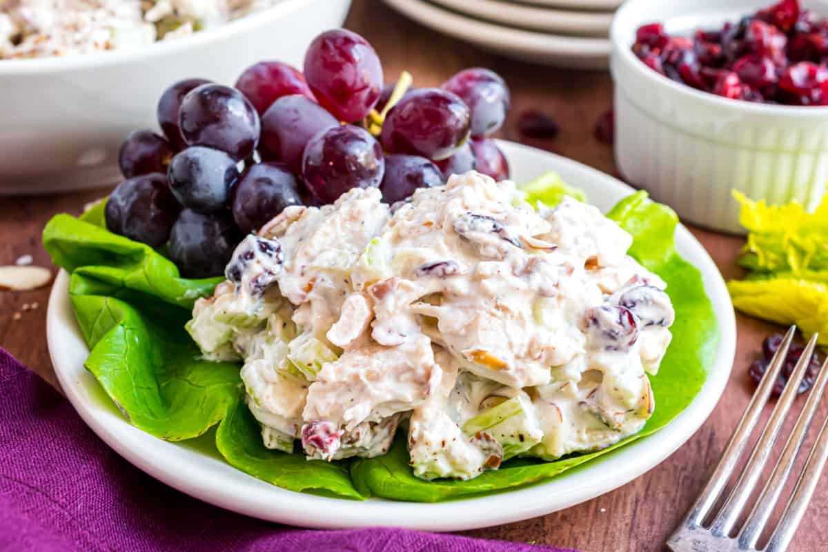 EASY Chicken Salad Cups • Bake Me Some Sugar