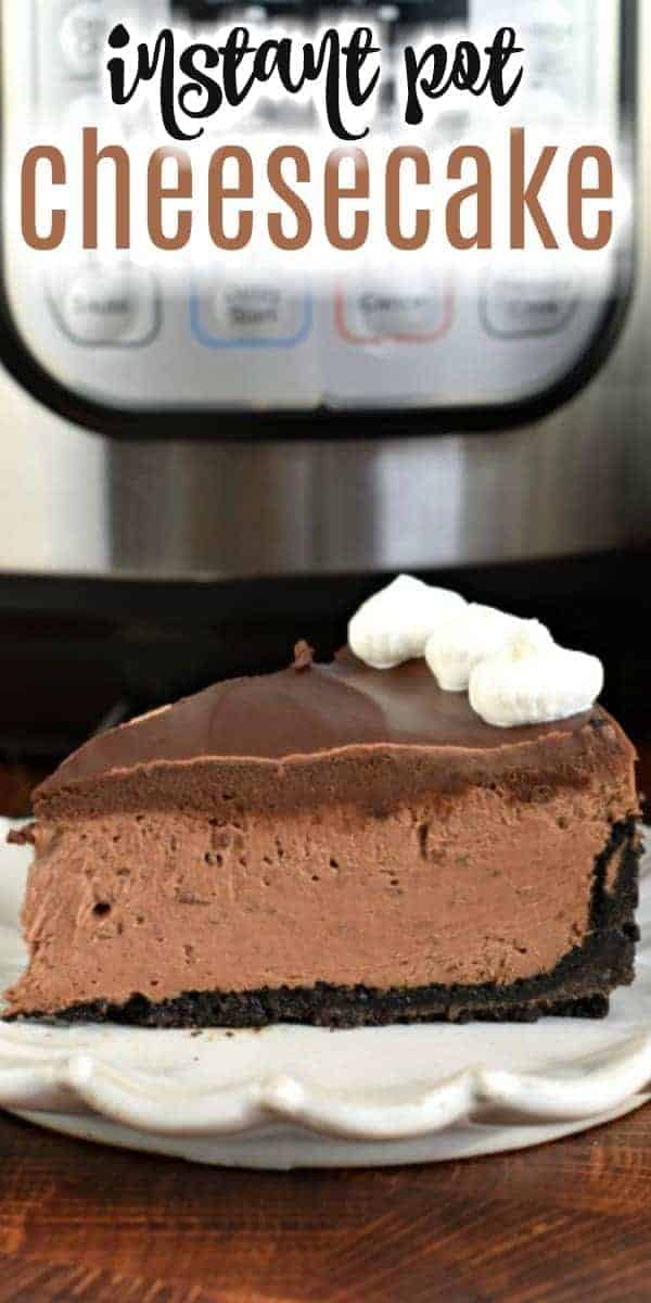 Instant Pot Chocolate Cheesecake Recipe Shugary Sweets 1691