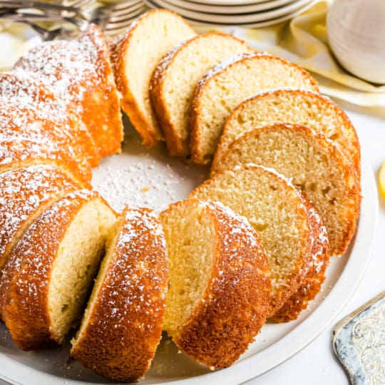 Lemon Bundt Cake Recipe - Shugary Sweets