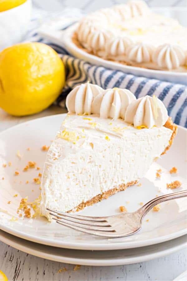 No Bake Lemon Cheesecake Recipe - Shugary Sweets