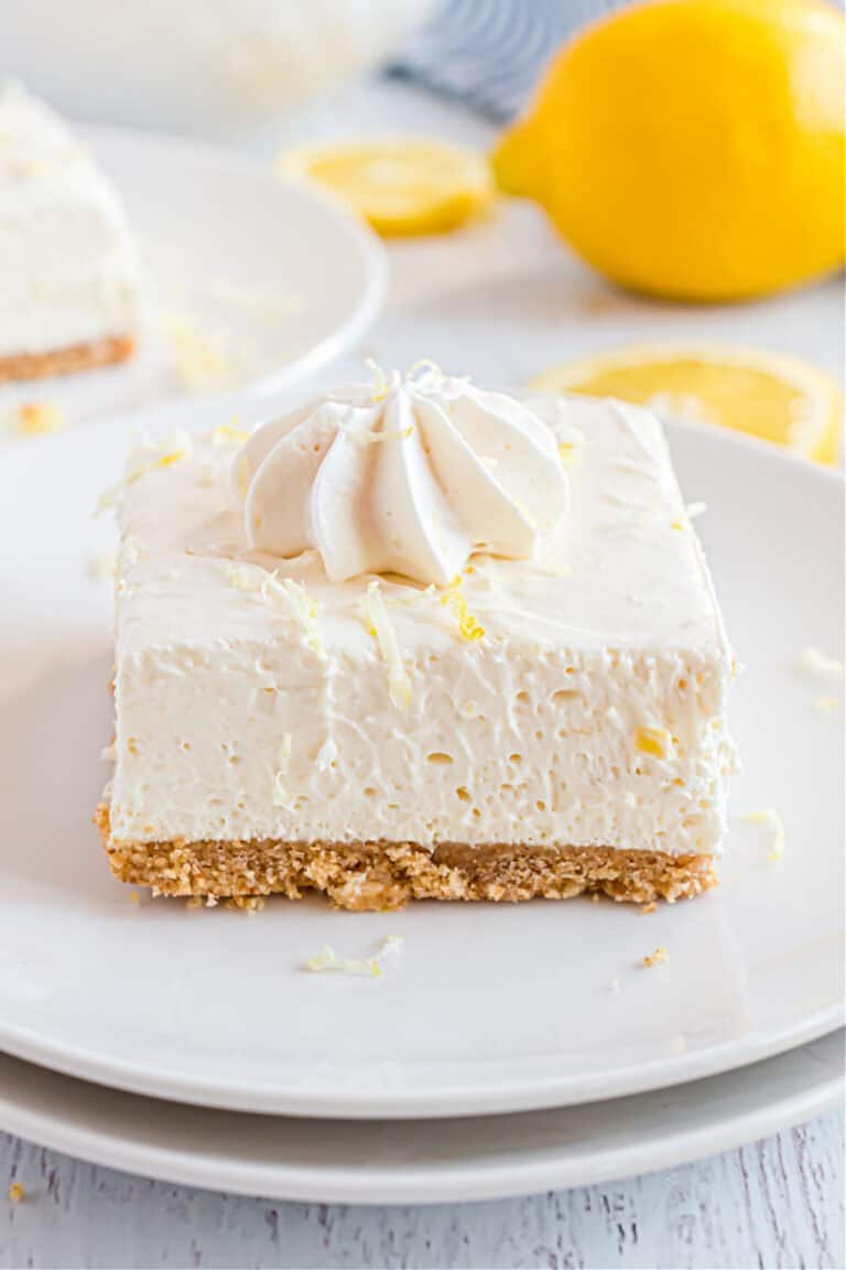 No Bake Lemon Cheesecake Recipe - Shugary Sweets