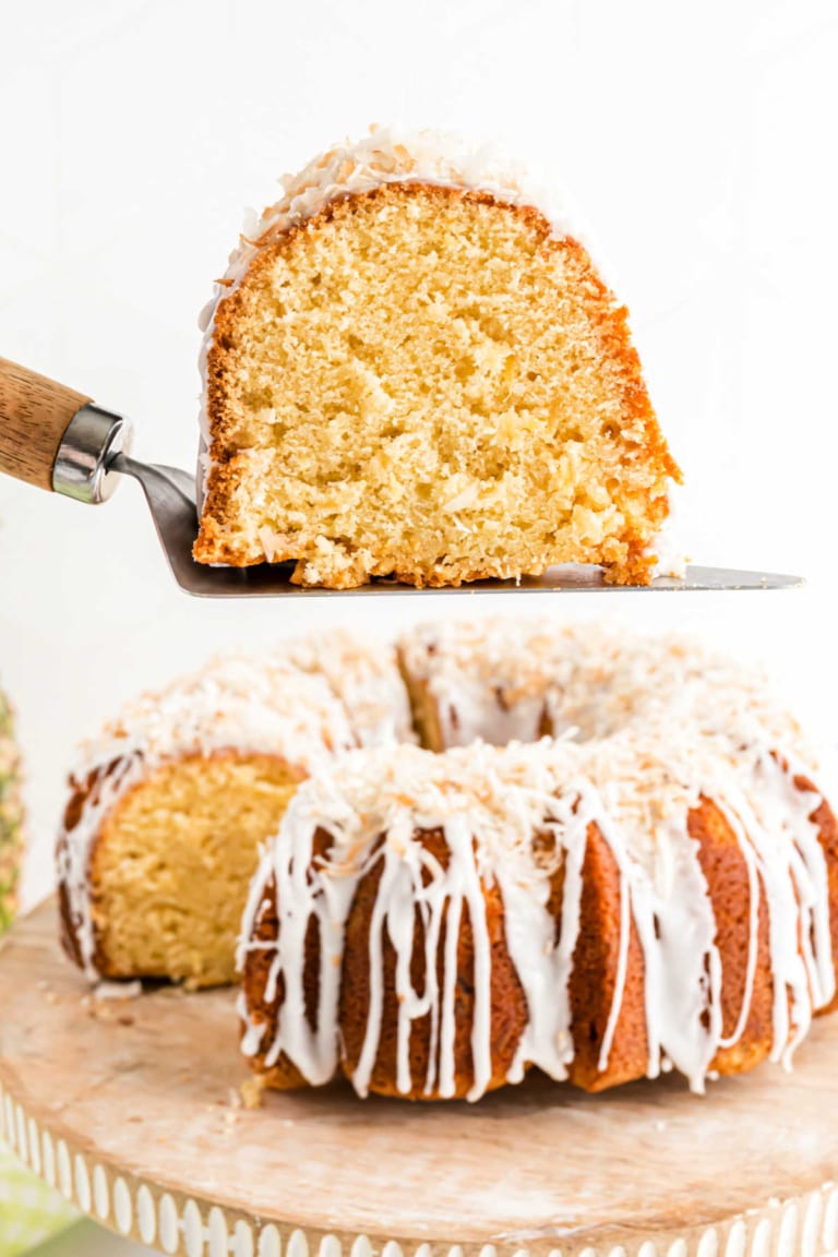 Pina Colada Pound Cake Recipe - Shugary Sweets