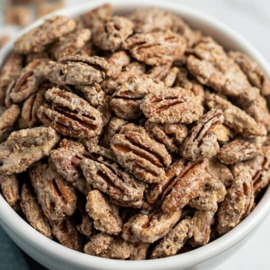 Candied Cinnamon Pecans Recipe - Shugary Sweets