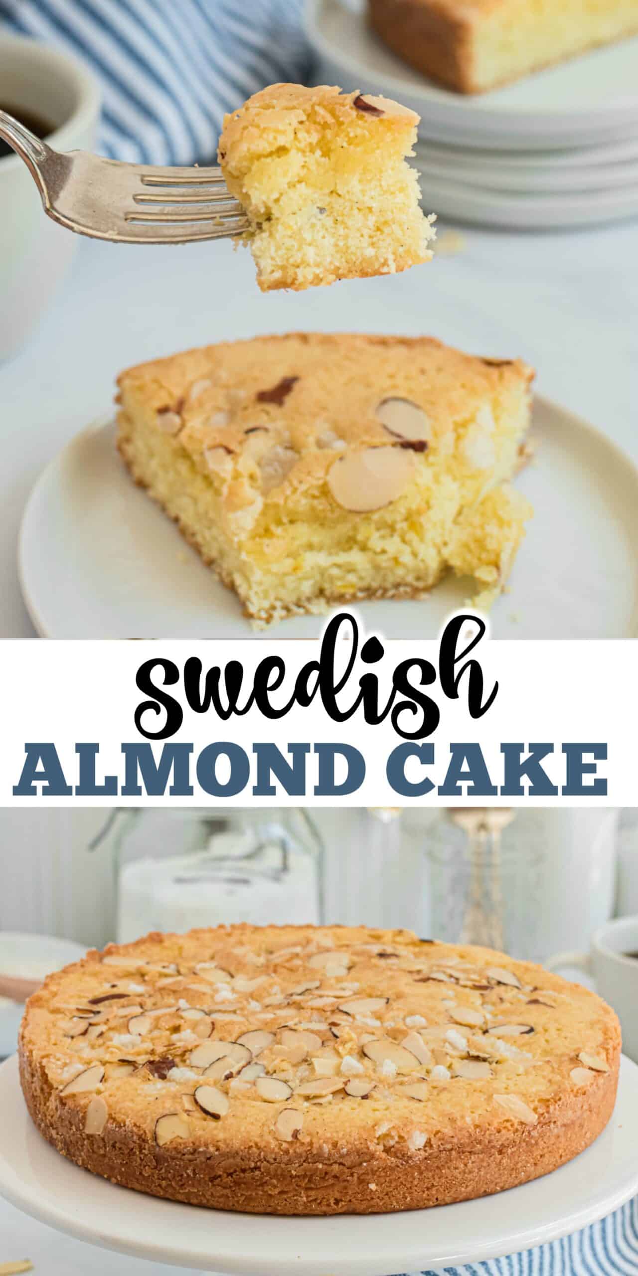 Swedish Almond Cake Recipe - Shugary Sweets